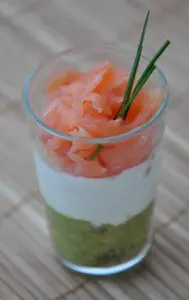 verrine saumon avocat