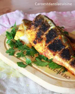 Bar croustillant à la pâte de curry