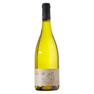 bouteille de vin blanc, appelé saint véran